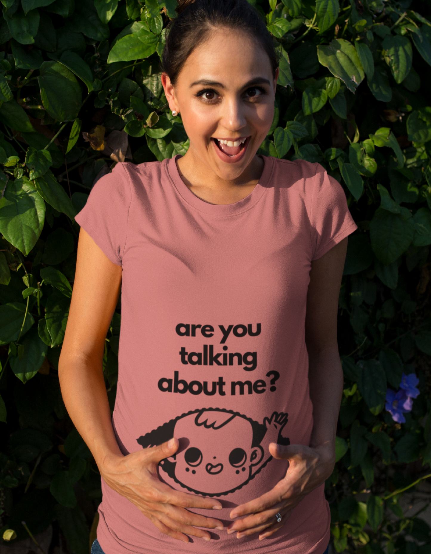 Looking for trendy maternity wear in India? Look no further! Explore Womanitee's collection of women's graphic maternity t-shirts, including our White Pregnancy T-Shirt. Express your style and celebrate your pregnancy with us!