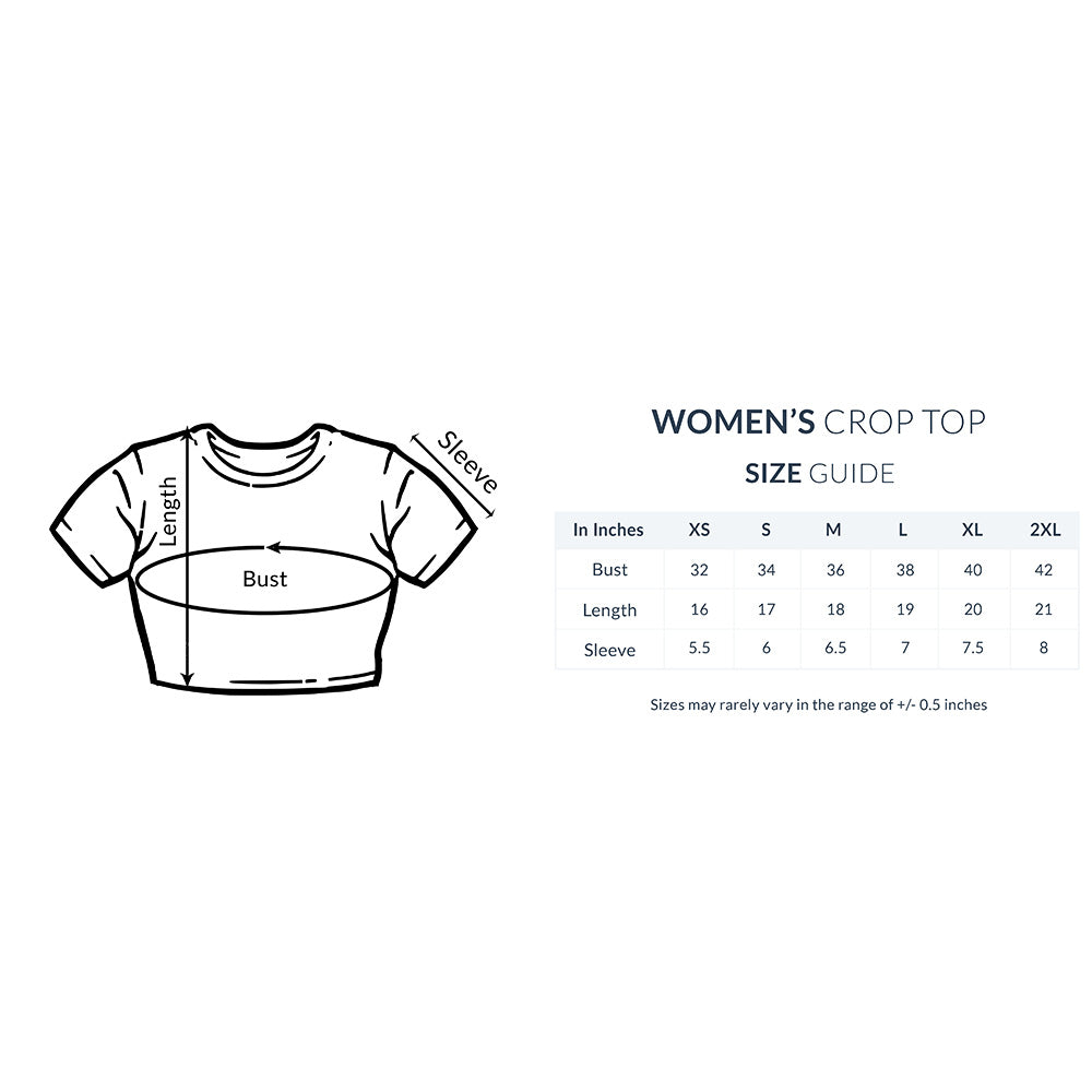 The Pizza Cult| Black Women's Crop Top