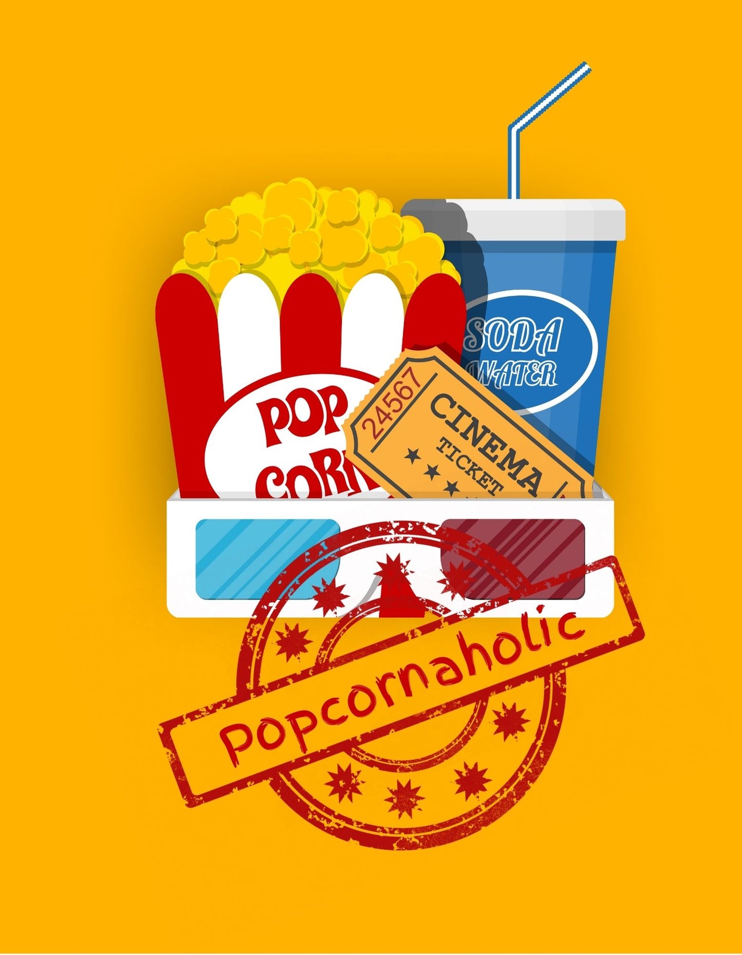 Popcornaholic Golden yellow