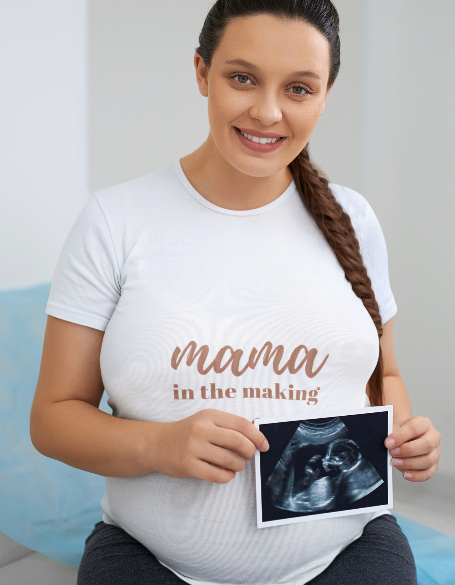 Discover the perfect oversized pregnancy t-shirt for modern moms-to-be at Womanitee. Our Mama in Making t-shirt with 'Mama in Making' and a heart sign is designed to provide comfort and style throughout your pregnancy. Explore our collection of women's t-shirts online in India and celebrate the beautiful journey of motherhood.