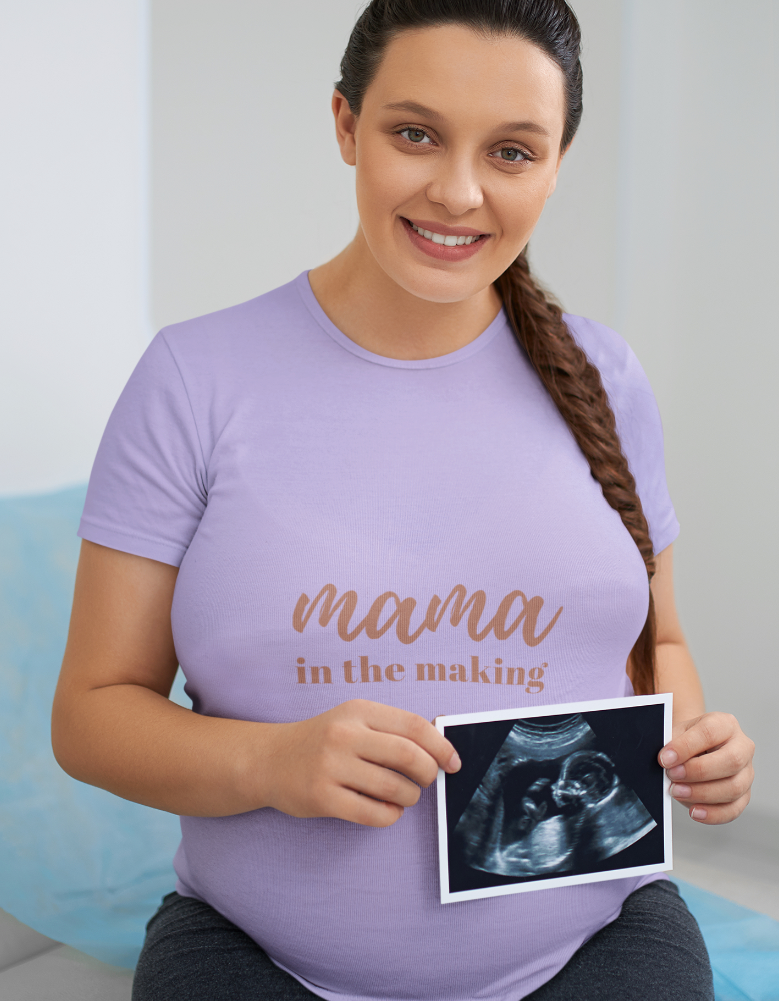 Are you a mama in the making? Our oversized pregnancy t-shirt is here to make a statement. Designed with love and care, it features 'Mama in Making' and a heart sign, symbolizing the joy of impending motherhood. Shop now and express your excitement with Womanitee's women's t-shirts online India.