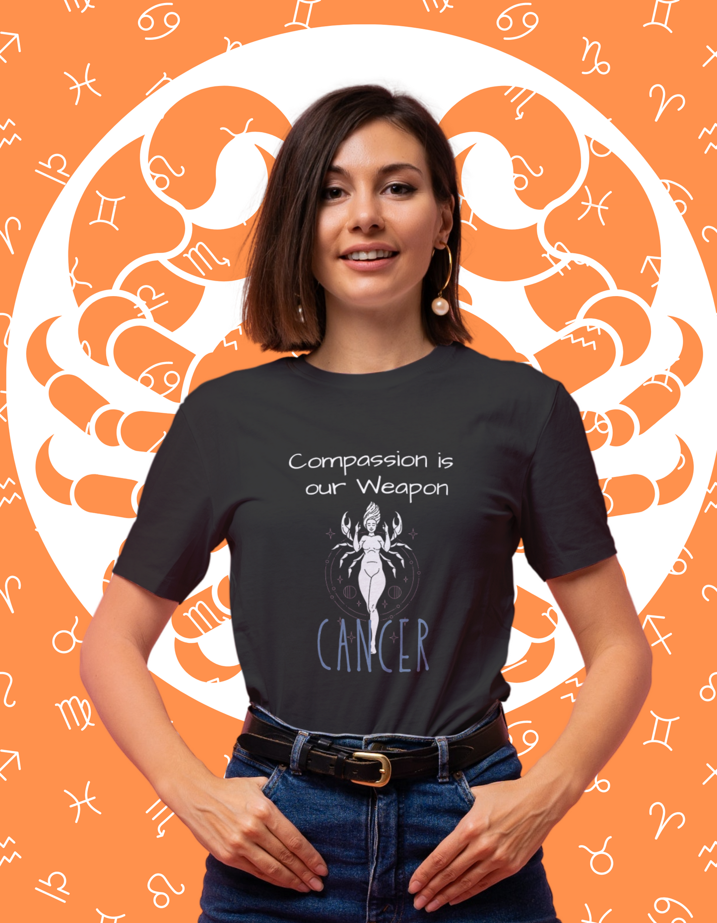 Cancer Zodiac Sign Women's T-shirt