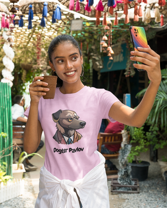 Dogtor Pavlov Light Pink T-shirt for Women