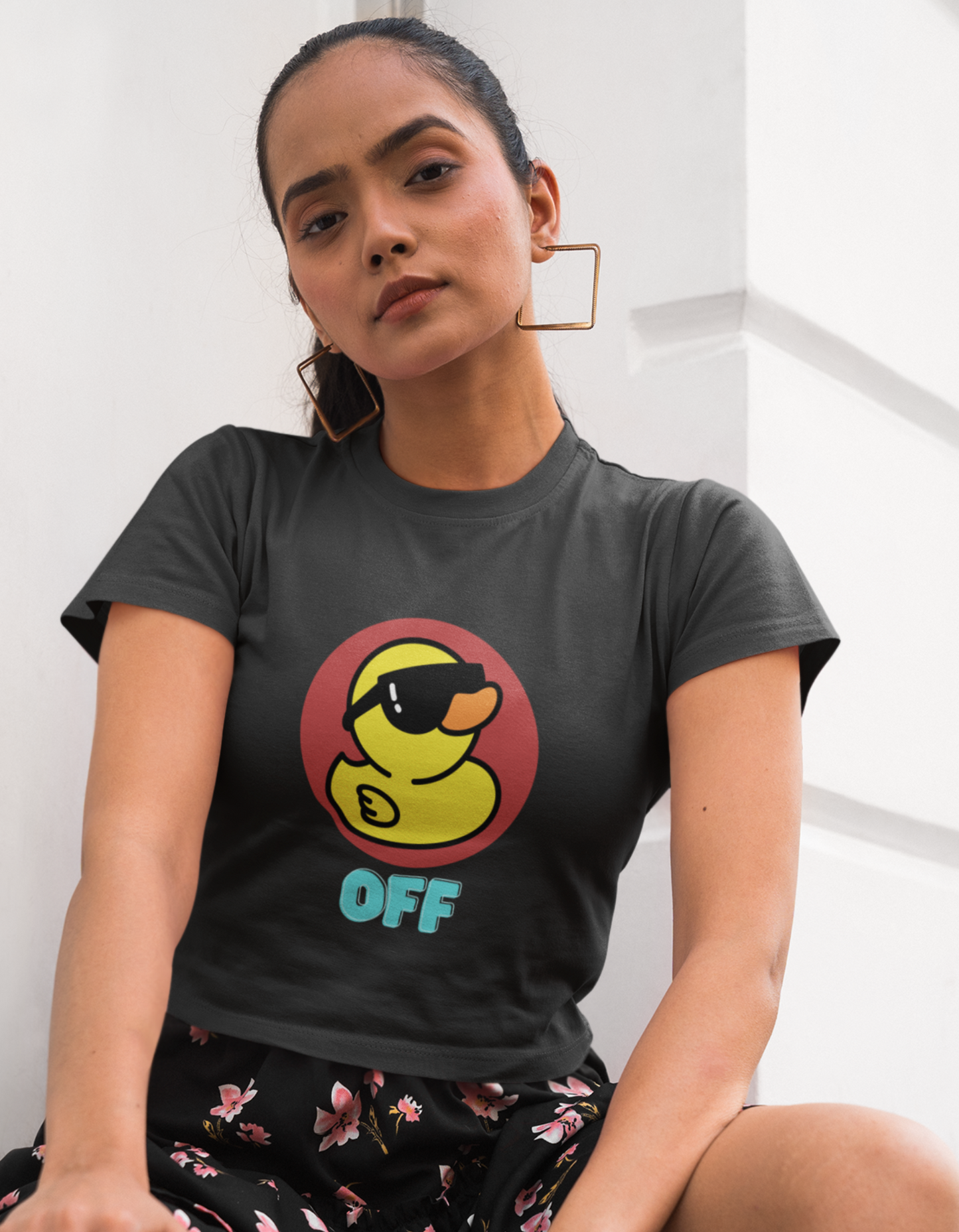 Unleash your sassiness with our Sassy Duck Crop Top. Crafted with comfort and style in mind, this cotton crop top is a must-have for modern women. Explore our collection of trendy women's t-shirts at Womanitee