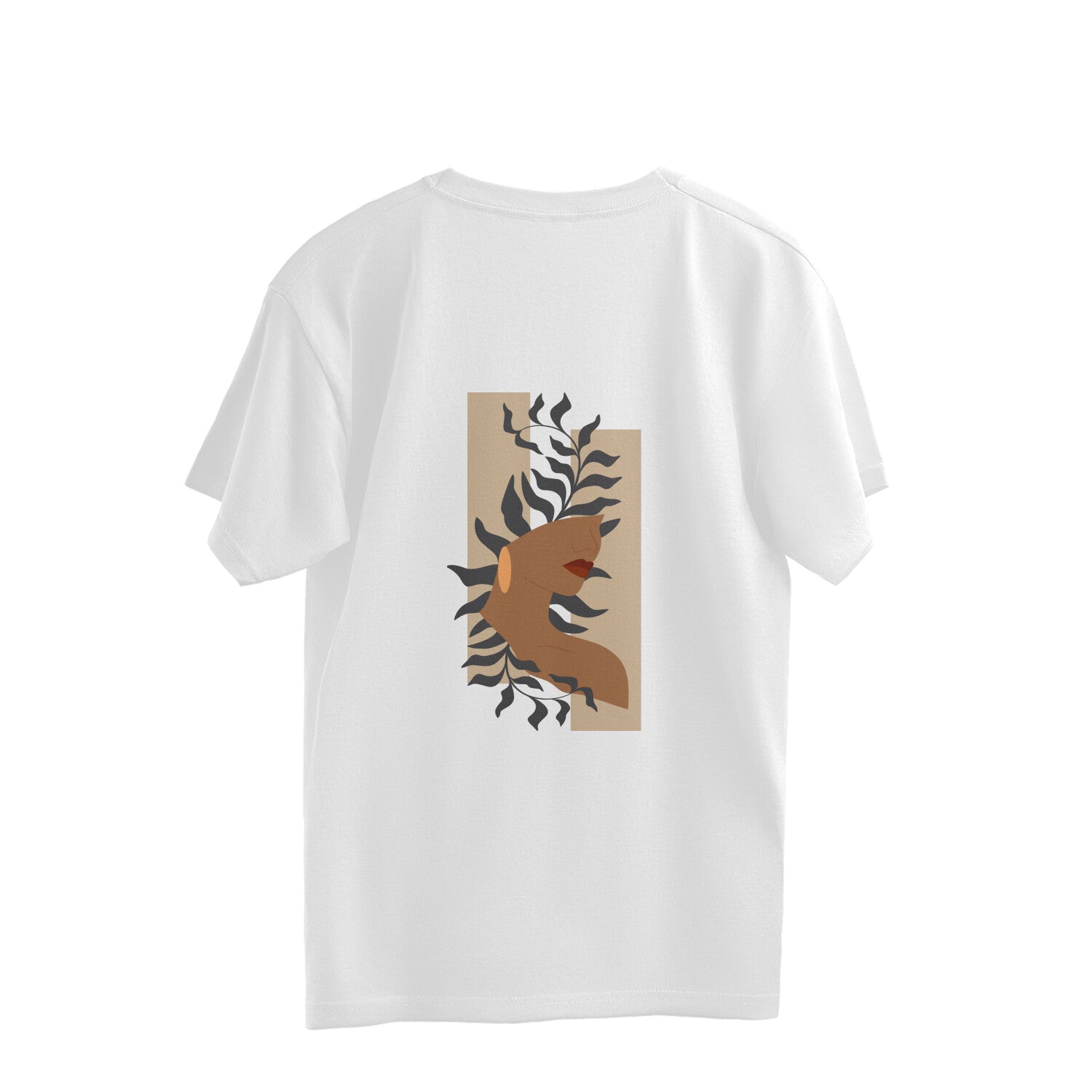 Experience the fusion of floral artistry and fashion with our Floral Abstract Women's Oversized T-Shirt. Shop online at Womanitee for quality women's graphic t-shirts and express your unique style.