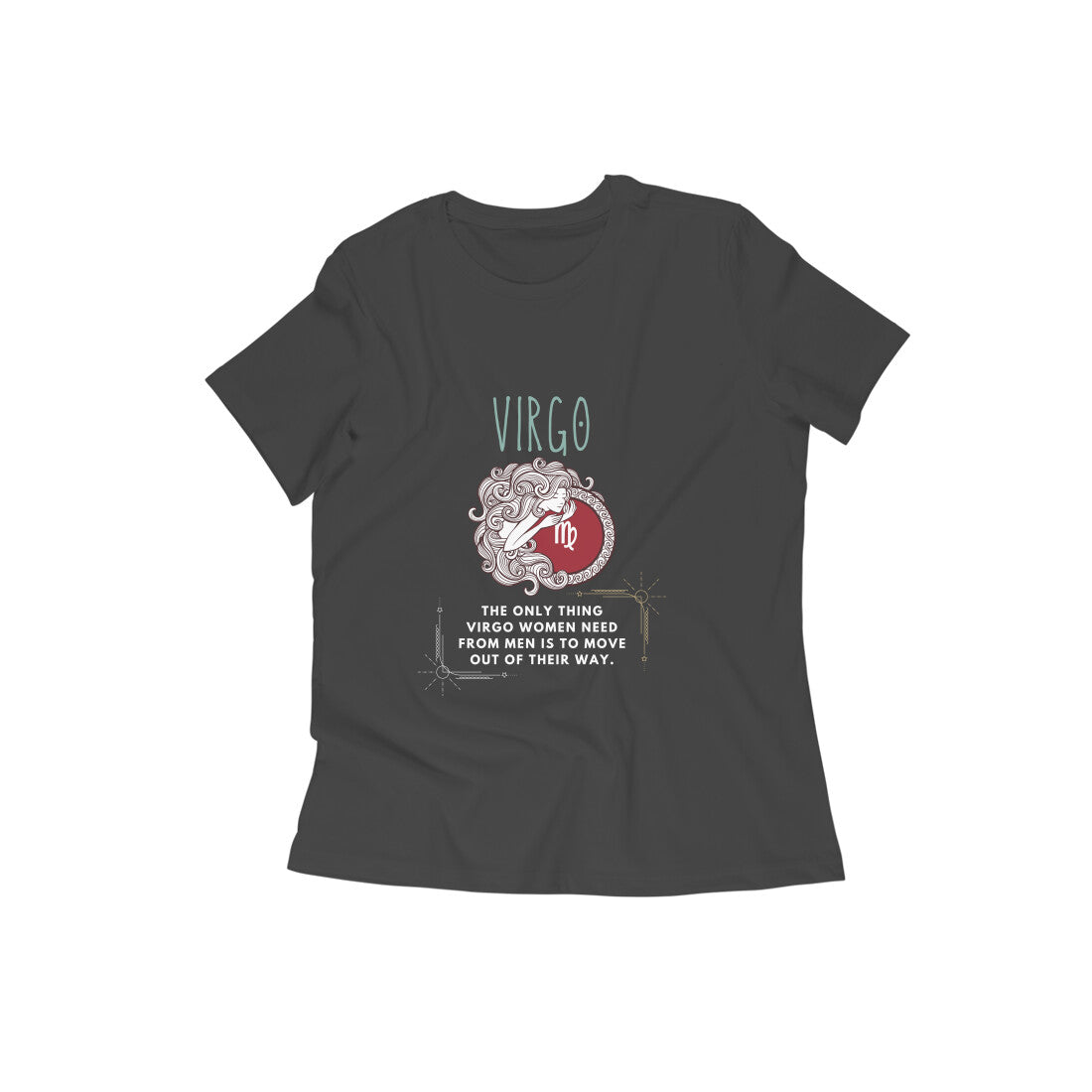 Move Out of The Way- Virgo Women's T-Shirt-Black