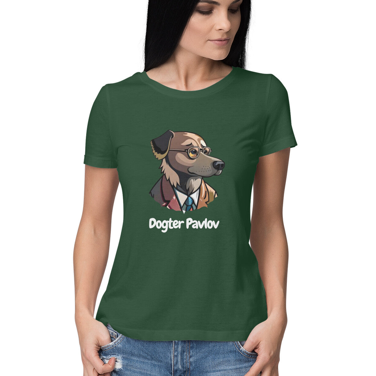 Dogtor Pavlov- Olive Green T-shirt