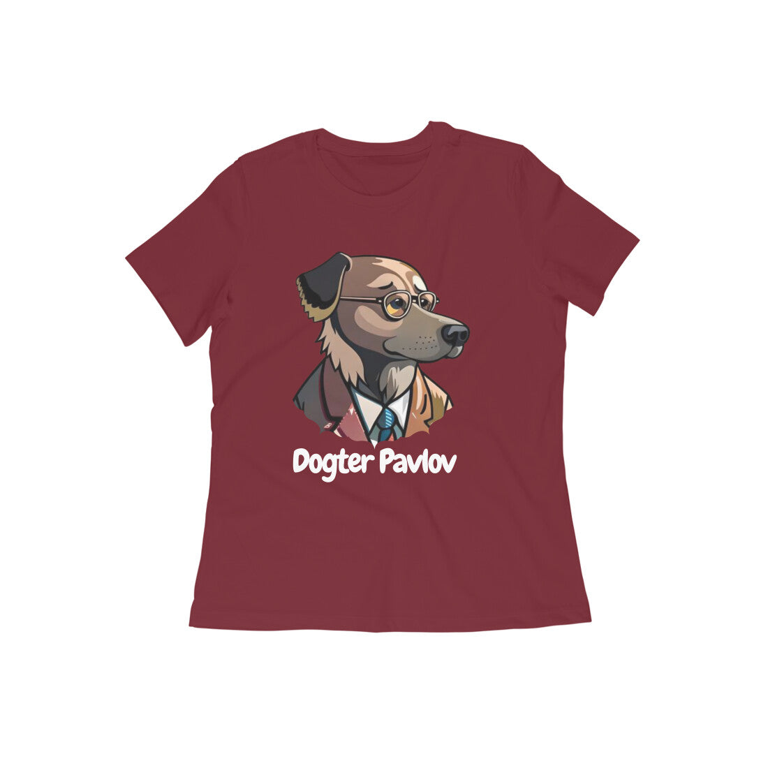 Dogtor Pavlov Maroon T-shirt