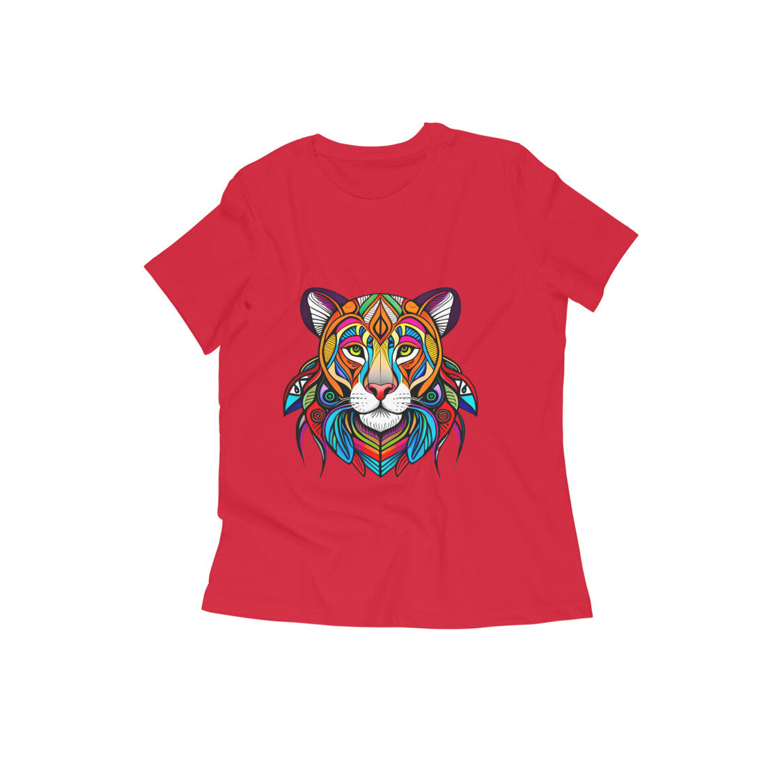 Mandala Tigress Red