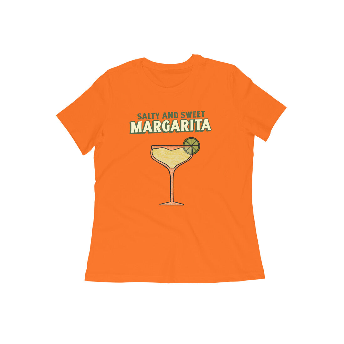 Salty and Sweet Margarita! Orange Women's Tshirt