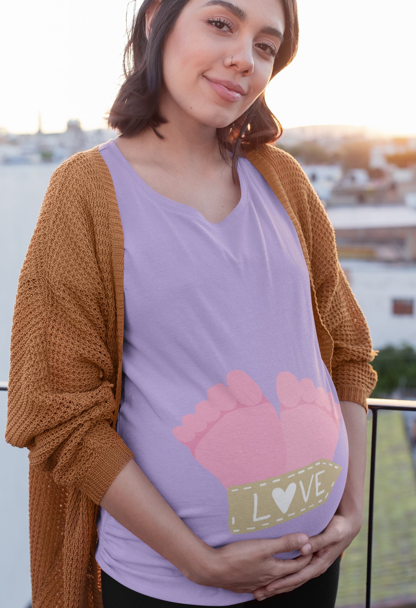 Embrace the beauty of motherly love with Womanitee's Love Foot Pregnancy T-Shirt. Experience ultimate comfort and style while celebrating your love for your little one. Shop now for women's graphic t-shirts online in India!