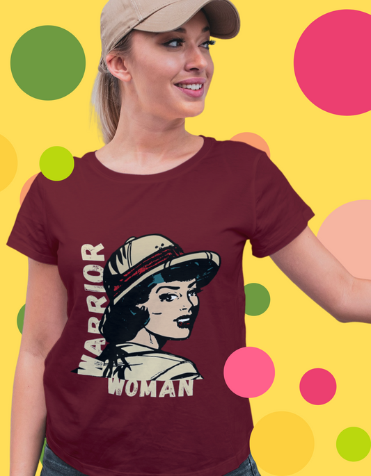 Warrior Woman- Maroon